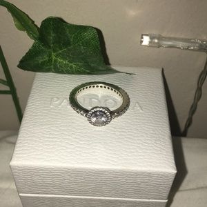Pandora Classic Sparkle Halo Ring